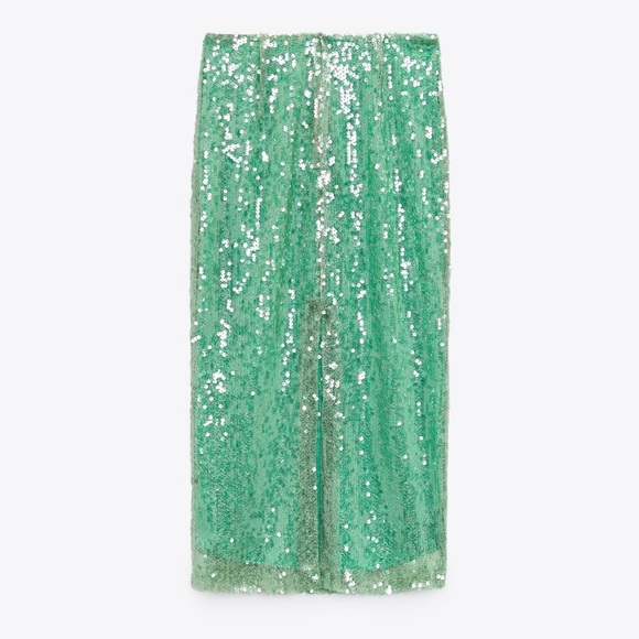 Zara sequin pencil skirt - Picture 9 of 10